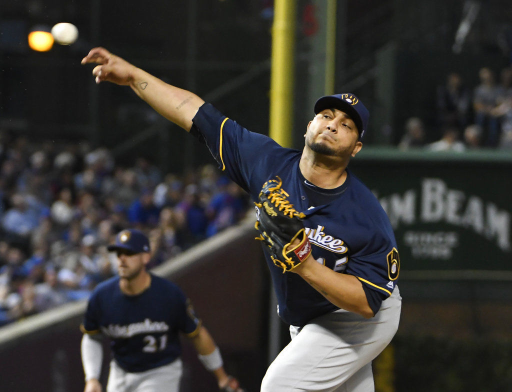 Brewers Cubs Baseball - Game 2